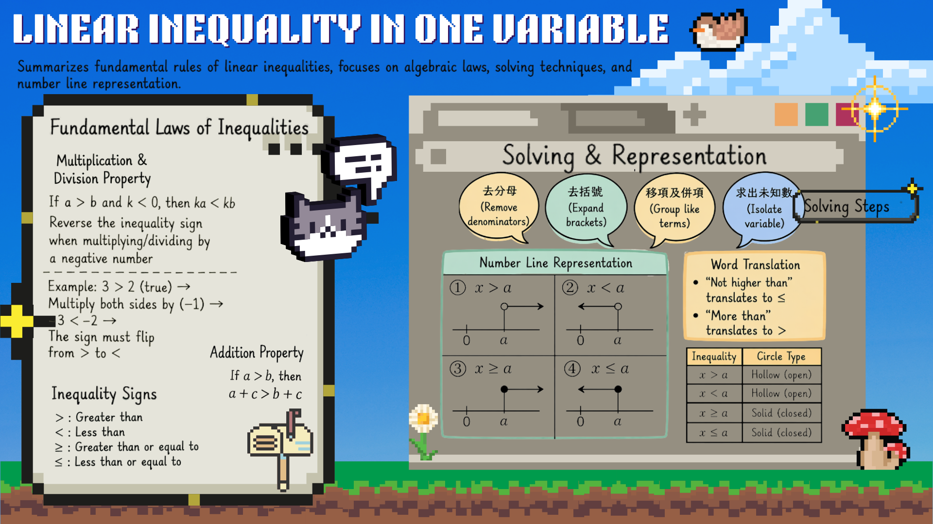 Inequality summary — Style 3