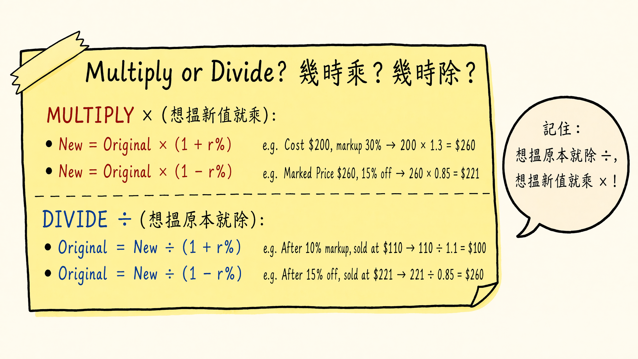 Percentages small cards — page 2